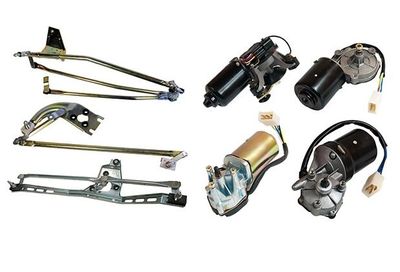 Трапеция стеклоочистителя, мотор