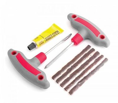 Наборы для ремонта бескамерки, жгуты, инструмент