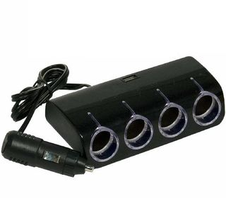 Разветвители прикуривателя 4 выхода