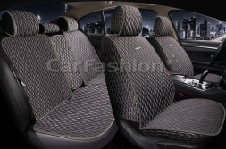 Комплект Накидок «ICEBERG PLUS» Серый/Серый/Т.серый ("холодок", искусственный шёлк)