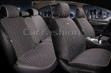 Комплект Накидок «ICEBERG PLUS» Серый/Серый/Т.серый ("холодок", искусственный шёлк)