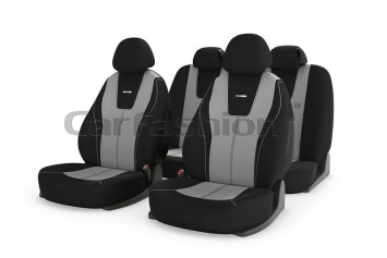 Комплект Накидок «DOUGLAS» Св.Серый/Черный/Св.Серый
