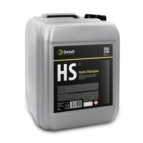 DETAIL  Шампунь  для  мойки  &quot;HS&quot;, 2 фаза с гидрофобным эффектом (100г на 1л.)  5л.