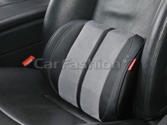 Подушка  под поясницу «FLEX M» серый/черный/серый