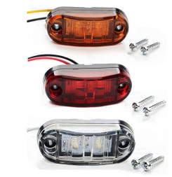 Повторитель поворотов/габаритные огни (7x3,4x2см) влагозащитный Белый