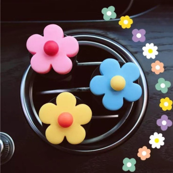 Украшение на дефлектор  №5 &quot;цветы 3шт.&quot;