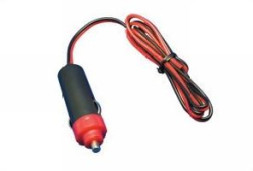 ЭТ Разъем (штекер) в "прикуриватель" (с предохранителем в сборе с пров. 2*0,35*1м)