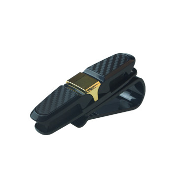 Держатель очков Carlife двойной карбон  Золото