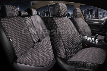 Комплект Накидок «ICEBERG PLUS» Серый/Черный/Т.серый ("холодок", искусственный шёлк)