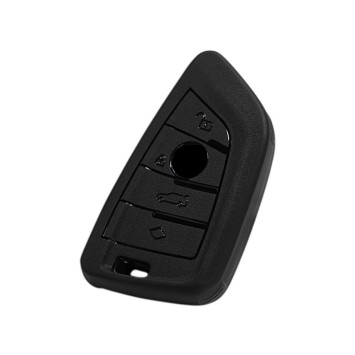 Чехол силиконовый для ключа зажигания  BMW (три кнопки) №4 premium