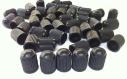 Колпачки на нипель пластик Черный (1000шт)