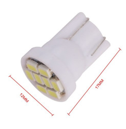 SOLAR  Свет-од  12V  T10 8 SMD 1210 W5W  W2.1x9.5d  белый