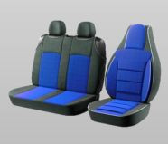 Авточехол  &quot;PILOT B&quot;  BUS 2+1 ECO жаккард синий