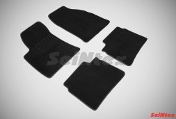 Коврики текстильн. Hyundai Sonata V 2004-2010г./компл.4шт./осн.резин./ LUX