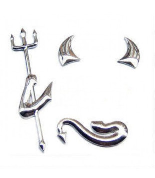 Наклейка декоративная на логотип  &quot;Чертёнок&quot;