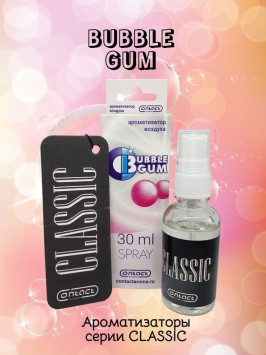 Осв.возд.  Соntact  ЁЛКА+СПРЕЙ  CLASSIC  &quot;Bubble Gum&quot;  30мл.