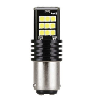 SOLAR  Свет-од  12V  T15  24 SMD 3030   BAU15S белый (смещенный цоколь) 400Lm