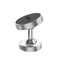 Держатель телефона HOCO  на торпеду (скотч двухсторонний) (усиленный магнит) Серебро