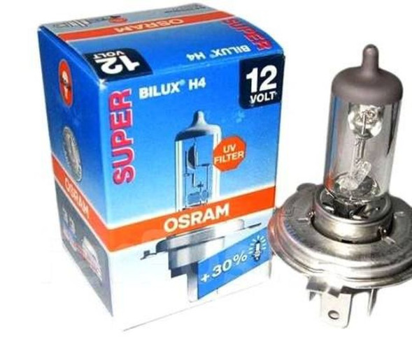 Лампа OSRAM 12V     H4   60/55W  SUP  P43t (картон 1шт) (+30%)