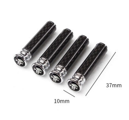 Кнопки блокировки двери алюминий 4шт.  карбон