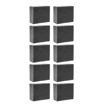 SCHWAMM WEICH, SCHWARZ Серая губка химостойкая, 125x55x45 мм. Комплект 10 штук 999038/10