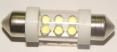 Маяк Cвет-од 24V  T11x36  6 SMD (smd 3.5x2.8)  20W   S8,5  (уп.10шт)  WHITE