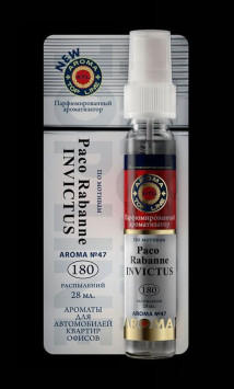 Осв.возд.  AROMA  Topline  Спрей Мужская серия  №47   Paco Rabanne INVICTUS