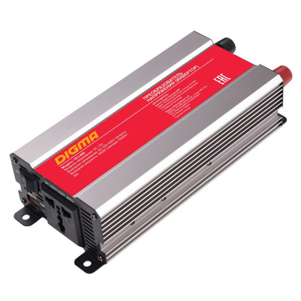 Преобраз. напряжения  Digma  12-220V   800W от прикуривателя (допустимая пиковая 1600W)