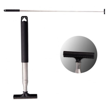 Стяжка воды &quot;Li-Sa&quot; Т&quot;-образный, лезвие - 6,5см, телескопическая ручка 23-98см, чёрный