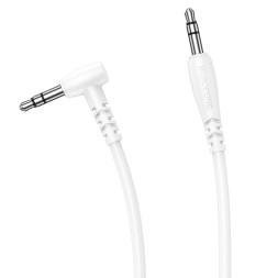 Кабель стерео Borophone BL10   AUX-AUX  1м. белый