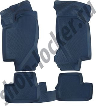 Коврики резиновые   Datsun  mi-DO  hb 5 dr. с 2014г.-