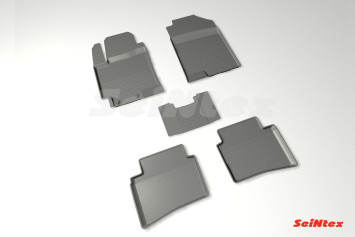 Коврики резиновые   Hyundai Solaris c 2017г.-/ Kia Rio IV c 2017г.-   БОРТ