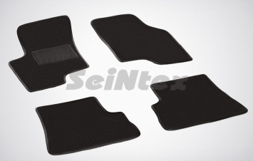 Коврики текстильн. Hyundai Getz 2002-2011г. /компл.4шт./осн.резин./ LUX