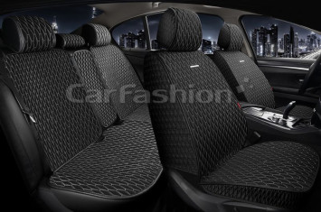 Комплект Накидок «ICEBERG PLUS» Черный/Черный/Т.серый ("холодок", искусственный шёлк)