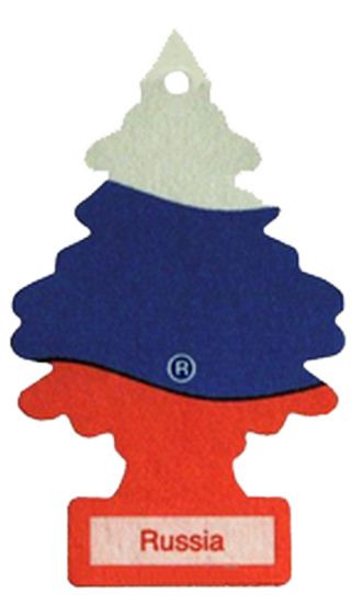 Осв.воздуха  Wunder-Baum Little   &quot;Russian Flag&quot; Русский Флаг (свежесть)