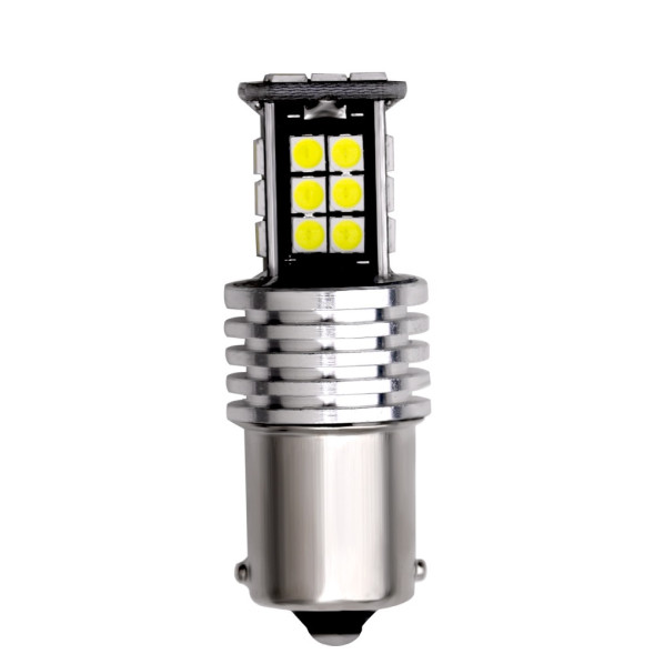 SOLAR  Свет-од  12V  T15  24 SMD 3030  21W   BA15S белый с обманкой