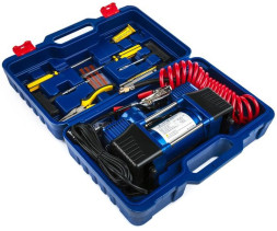 Компрессор АС 625 МА двухпоршневой в КЕЙСЕ с набором инструментов