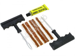 Наборы для ремонта бескамерки 8 предм. М5  (шило, рашпиль, 5 шнуров, клей)