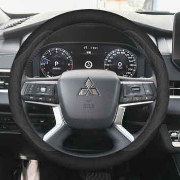 Оплетка на руль Carlife "Mina" М, Чёрный/Темно-серый с узором