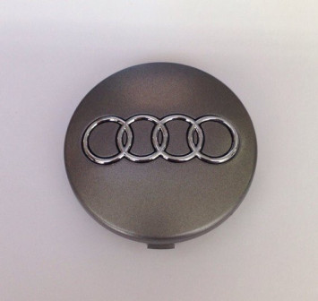 Заглушка (колпачок) на литой диск мод. AUDI  серебро  (D69)
