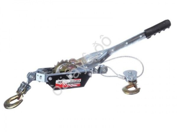 Лебедка ручная рычажная 2т, длина троса 1,8м FALCO