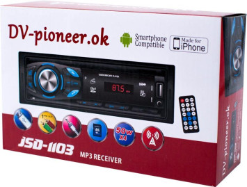 Автомагн.  Pioneer OK 1103 2USB/BT//FM/AUX