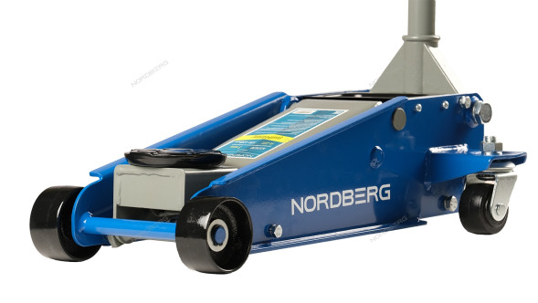 Домкрат подкатной NORDBERG N32030 с резиновой насадкой