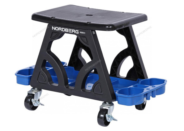 Сиденье ремонтное NORDBERG N30S11 на колесах, с лотком для инструмента