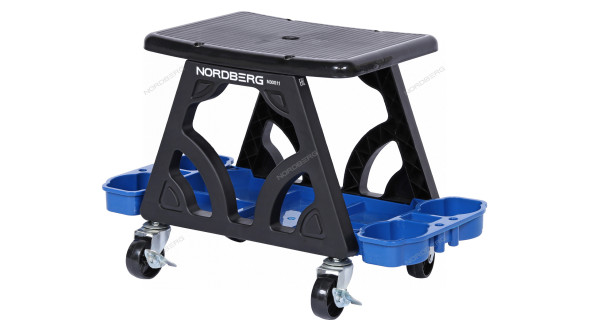 Сиденье ремонтное NORDBERG N30S11 на колесах, с лотком для инструмента