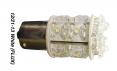 Маяк Cвет-од 24V  T25\5  13 FLUX  21/5W   BAY15D    WHITE  блистер 1шт.