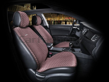 Накидки Фронт  «PALERMO»  Коричневый/Коричневый (капрон/экокожа)