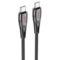 Кабель HOCO  Type-C - Type-C  (1.2м)  60W черный U133