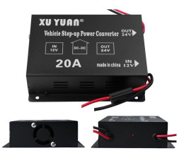 Преобраз. напряжения повышающий  Carlife  12-24V   20A 240W