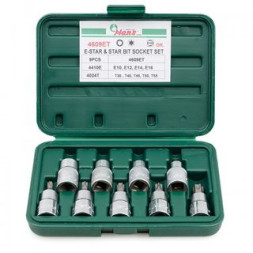 Инструмент HANS. Комплект E-Star и Star на 1/2&quot; 9 предм.